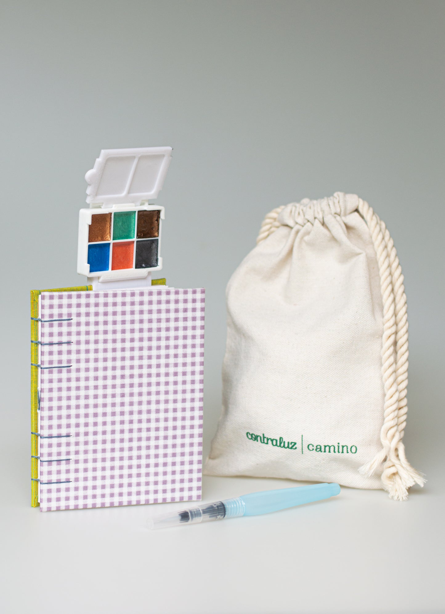 Kit de cuaderno acuarela Camino Contraluz
